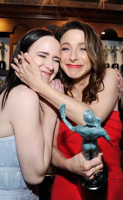Rachel Brosnahan, Marin Hinkle, 2019 SAG Awards, Candids